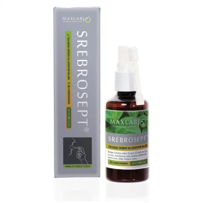 SREBROSEPT SPREJ ZA USTA 50ML