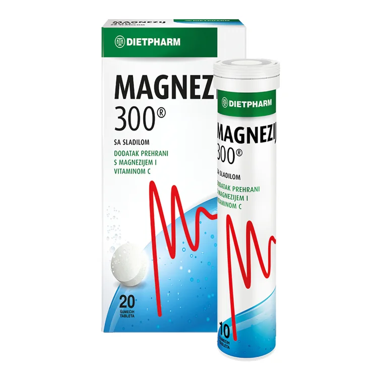 DIET MAGNEZIJ 300MG EFF 20+10 GRATIS