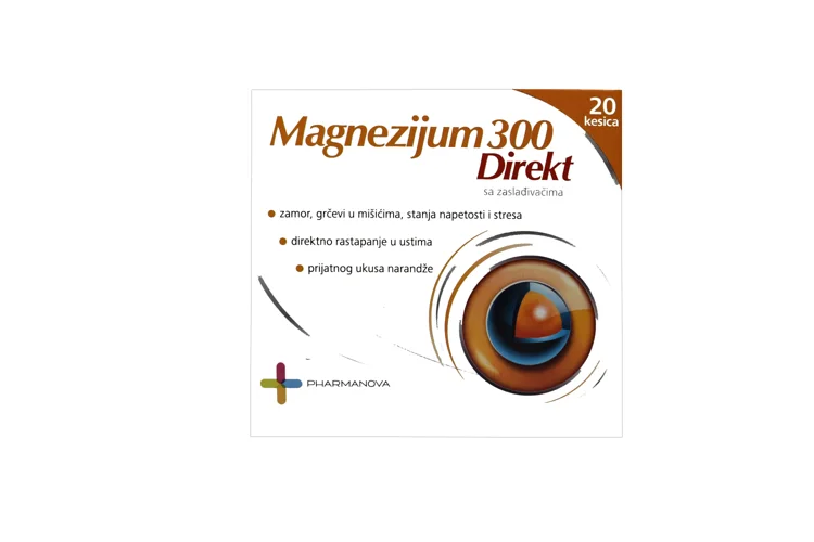 MAGNEZIJUM 300 DIREKT PHARMANOVA